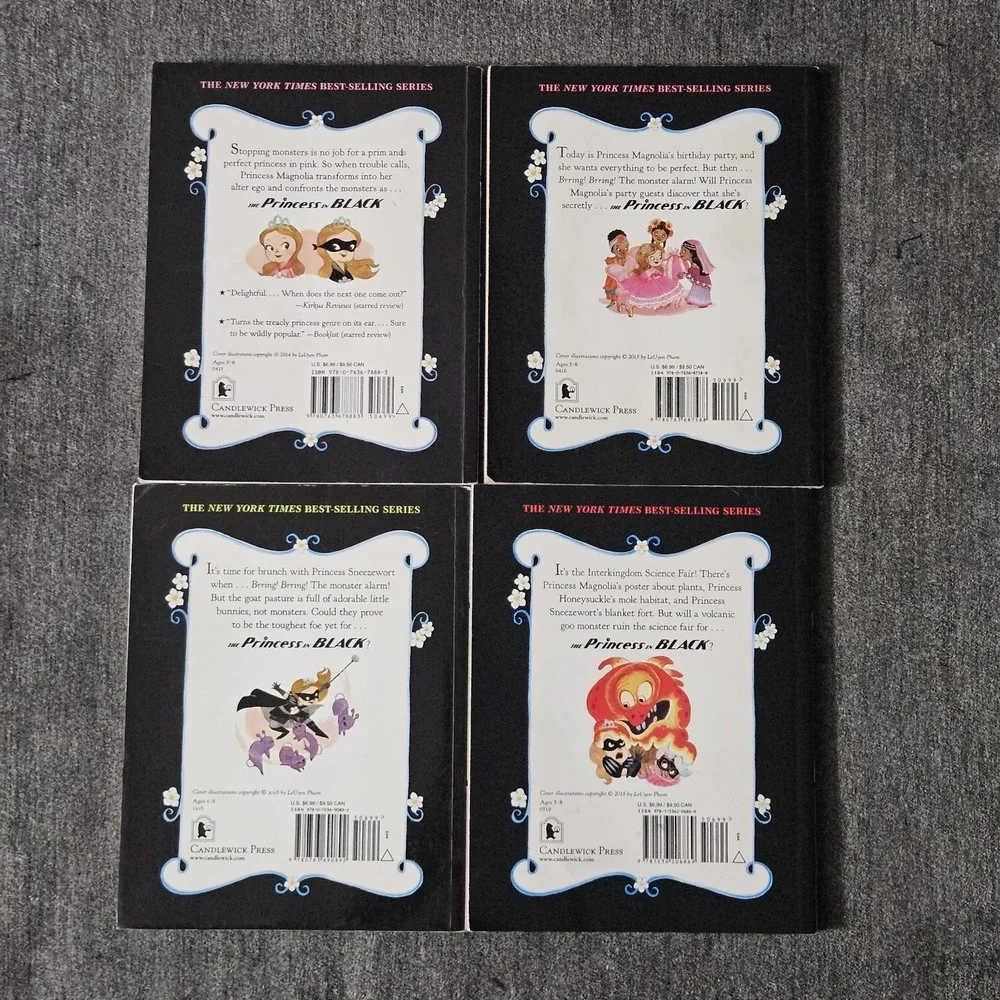 The Princess In Black Books‎ 1,2,3 & 6 Lot Of 4 By Shannon Hale & Dean Hale READ